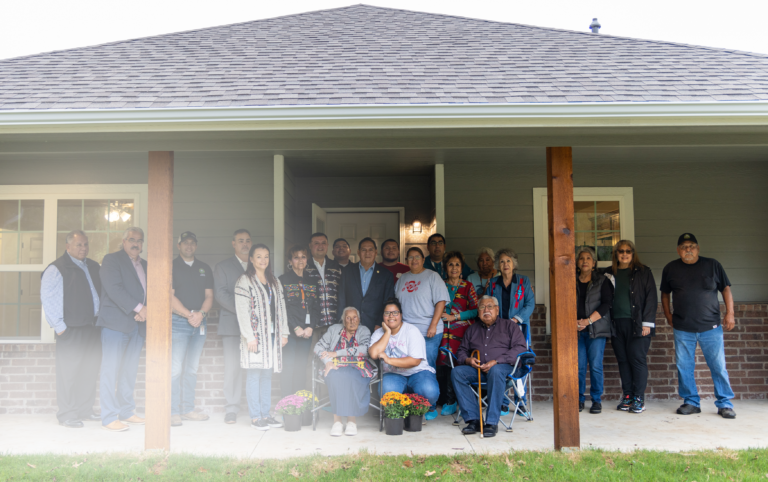 Muscogee Elder Receives Replacement Home Through Housing Program